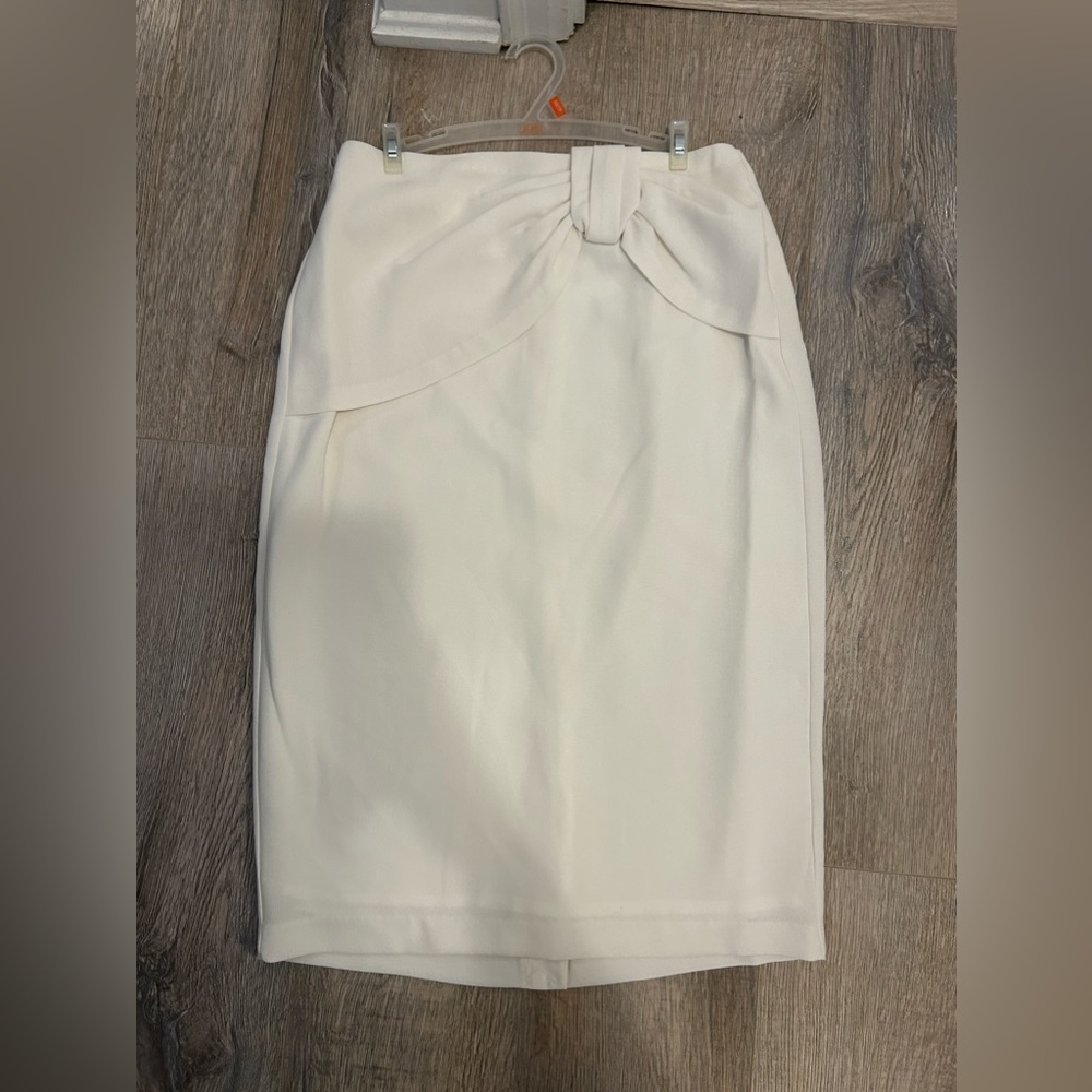 Mango Off-White Skirt
